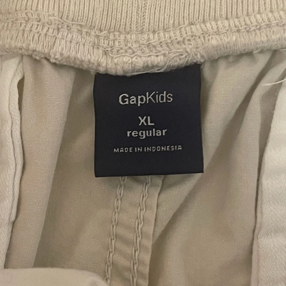 Gap Kids Cargo Shorts XL 12 Beige Drawstring Elastic Waist NWT Cotton